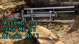 Granberg MK IV Alaska mill assembly, on the Stihl MS 661