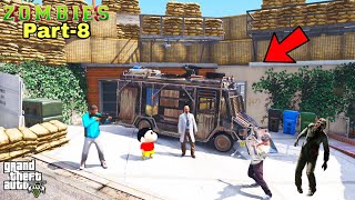 Franklin And Shinchan Caught Zombies for Testing Virus with Scientist Los Santos in GTA V(Part-8)