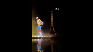 Nike honours Rafael Nadal with spectacular projection in front of the Eiffel Tower