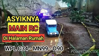 Wpl C34 - Mn99 - D90 Asyiknya Main RC Di Halaman Rumah