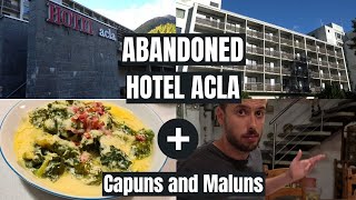 Abandoned Hotel in Disentis / Eating Capuns and Maluns