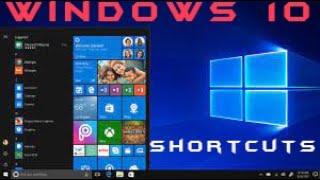 Windows key useful shortcuts for Window 10