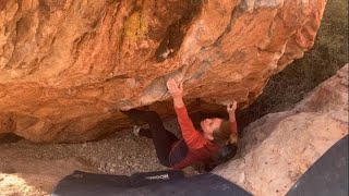 Margin of Error V10, Red Rock Bouldering