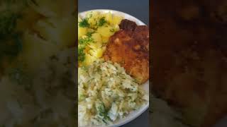 Schabowe z kapustą (schnitzel with cabbage)