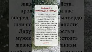 Любящий и милосердный Господь, спасибо Тебе за Твою постоянную поддержку и защиту. #православие