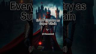 Ai Draws Every Country as Super Villain (part 2) #ai #aiart #supervillains #shorts