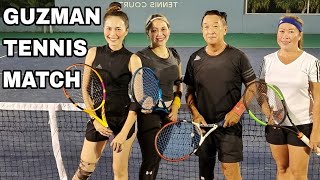 BOHOL TENNIS | GUZMAN TENNIS MATCH WITH MY PARTNER SISTER JULLA VS MR. GUZMAN/MAYETTE | TENNIS GAME