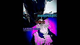 COSMIC GAROU VS SATORU GOJO #anime #jujutsukaisen #edit #capcut