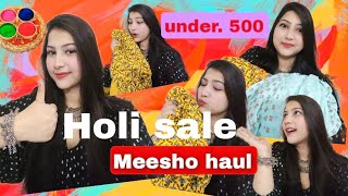 Meesho|| Holi sale ||💃😍❤itni sasti😳😱sab le jao ||💃😍💯🥰❤❤..