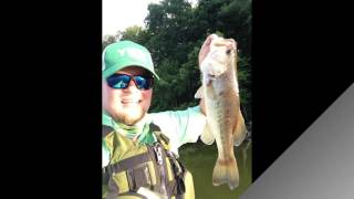 Kayak Bass Fishing on Ruritan Lake in Fluvanna, VA