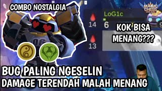 BUG PALING NGESELIN!!! KALAH DAMAGE KOK BISA MENANG??? MOONTON NGANTUK GAES #magicchess