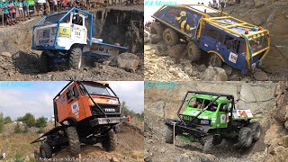 Truck off road from lite to heavy truck vehicles in action in truck trial @ Tegau 2019