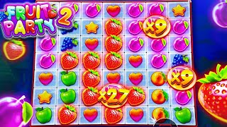 ОПЯТЬ ЗАШЕЛ В СВОЙ ЛЮБИМЫЙ СЛОТИК FRUIT PARTY 2 ИИИ...|ЗАНОСЫ НЕДЕЛИ