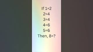 99% sloved this simple math logic, can you? #logic #math #puzzle #trick #genius #youtubeshorts #you