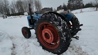 July 4th 1962 Fordson Super Major after valve adjustment