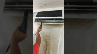 split ac blower cleaning #electrical #temperaturecontroller #solar