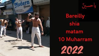 Bareilly shia matam | 10 Muharram shia juloos | 2022