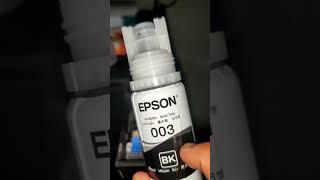 Fill ink in printer | Epson l3160 wifi Printer | #youtubeshort #shorts #ink #epson