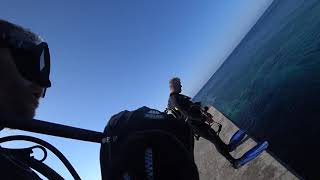 2019-05-31-Negative entry at Puerto del Carmel with Peter from Calipso diving, Lanzarote.