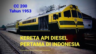 KERETA API DIESEL PERTAMA DI INDONESIA