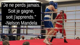 Combat de boxe amateur - Maxim Allen vs Samuel Truchon - Championnat des gants de bronze