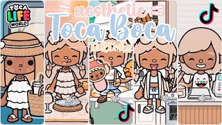 🍫45 minutes of Aesthetic Toca Boca (routines, roleplay, cooking etc.)| Toca Boca