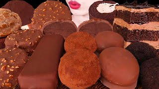 ASMR CHOCOLATE PARTY *FERRERO ROCHER ICE CREAM, MOCHI, CAKE, MARSHMALLOW｜MUKBANG｜EATING｜초콜릿 파티 먹방