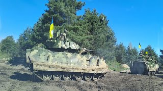 US SUPPLIED BRADLEY INFANTRY FIGHTING VEHICLES ARE RAVAGING RUSSIAN KURSK REGION || 2024