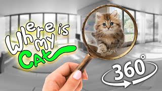 Find The Hidden Kitten 🐈 - Finding Challenge 360 VR