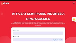 Cara Mudah Daftar Akun DRAJASOSMED, Pusat Reseller Jasa SMM INDONESIA.