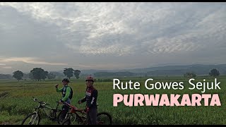 Gowes Rute Sejuk di Purwakarta