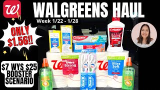 Easy Walgreens Couponing Haul || $7/25 Digital Booster Scenario - ONLY $1.56!! (1/22-1/28)