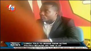 LUNGU TOLD TO RESIGN FROM ACTIVE POLITIC BECAUSE HIS TIME IS UP