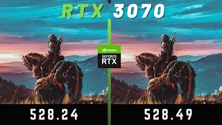 Nvidia Drivers | 528.24 vs 528.49 | 1440P | RTX 3070 8GB | Test in 6 Games