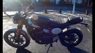 Triumph 400X Scrambler. P.O.V. Test ride.