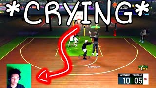 STREAMER RAGES AFTER FACING A TOXIC POST SCORER! (NBA 2K21)