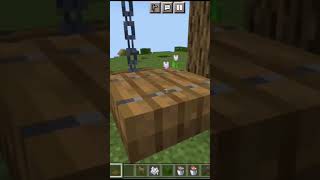 Minecraft best Tiktok Hacks How to Make Swing in Minecraft #short #minecraftshorts #shortfeed #Short