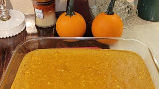 Ooey Gooey Pumpkin Butter Cake (Paula Deen Recipe) #recipe #pauladeen #thanksgiving