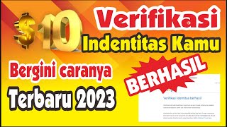 cara memverifikasi identitas anda di google adsense 2023 terbaru tanpa GAGAL