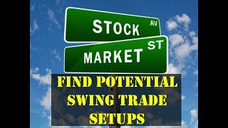 How To Swing Trade - Finding Potential Swing Trades