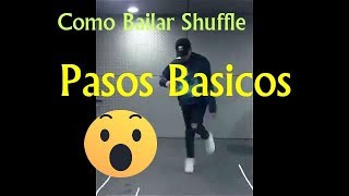 Como Bailar Shuffle facil y rapido  pasos basicos + Combos   #1