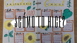 Calendario anual 2020🌻 | Valery's Diary🖋💓 |