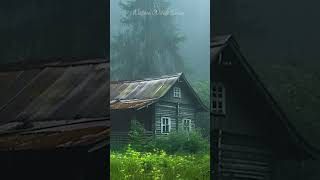 RAIN sounds in a Forest  #rain #sleep #rainsounds #relax #shorts  #rainandthundersoundsforsleeping