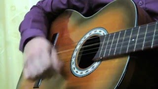 Ritmo Balada en #Guitarra Balada en guitarra fácil para principiantes Continuación Rasgado