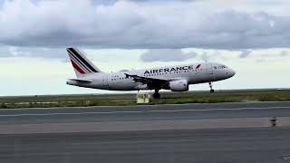 AIRFRANCE A319-111 landing in Nice Côte d’Azur airport !