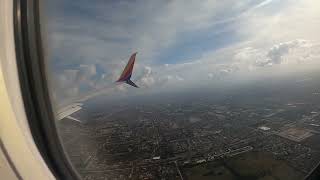 MBJ-FLL: Southwest 737-800 landing in Fort Lauderdale over the Everglades