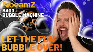 Make Your Party Pop! BeamZ B300 Bubble Machine - Demo & Features