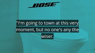 Bose Noise-Cancelling Toilet