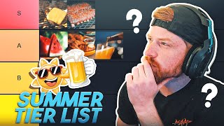 The Ultimate Summer Food Tier List (If You Disagree - YOU ARE WRONG!!!)