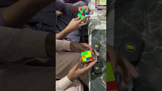 A funny Rubik's cube race when both opponents get +2 #cubing #funny #viral #shorts